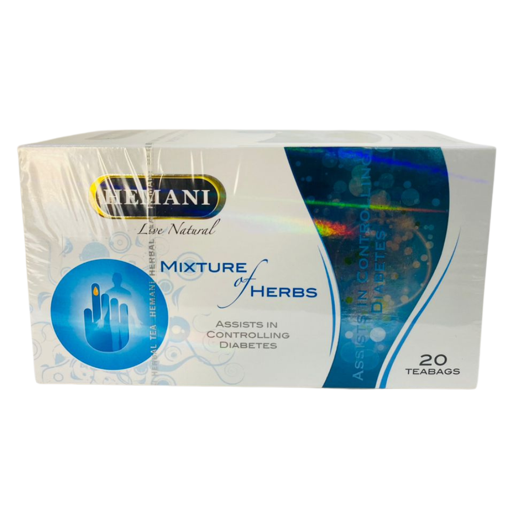 Mixture of Herbs Tea, (Diabetes Assist), 40g, Hemani