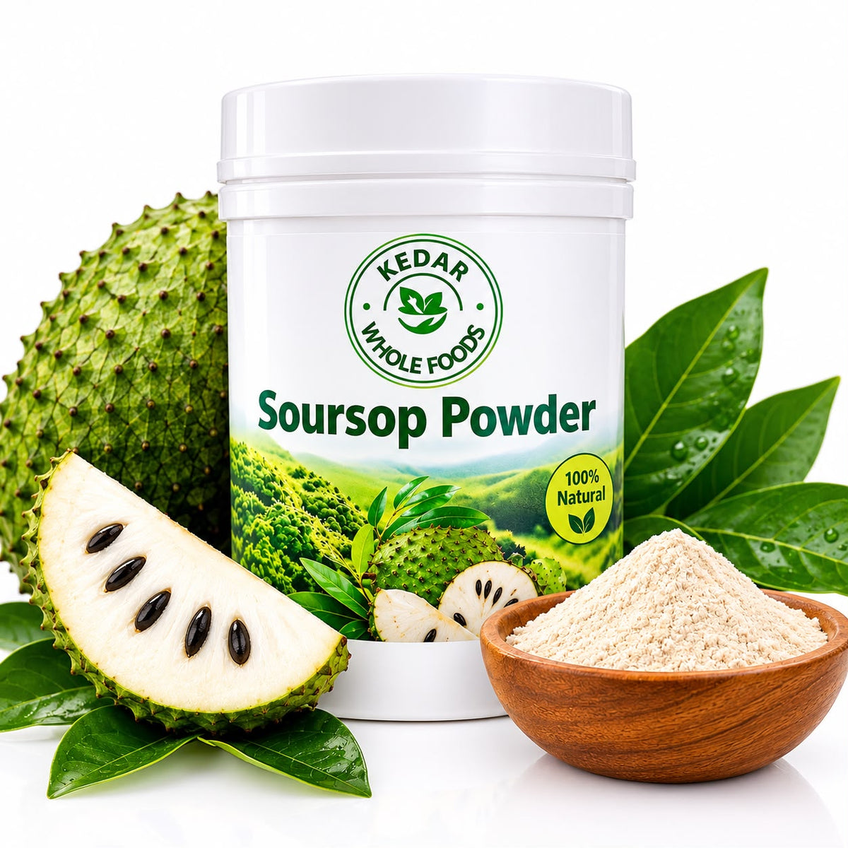 Soursop Powder 70g - Immune Support & Antioxidant Superfruit | Kedar Health