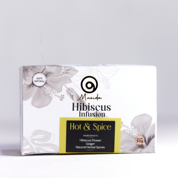 Hibiscus Infusions (Paper Pack), 24 Teabags, Maseda Teas