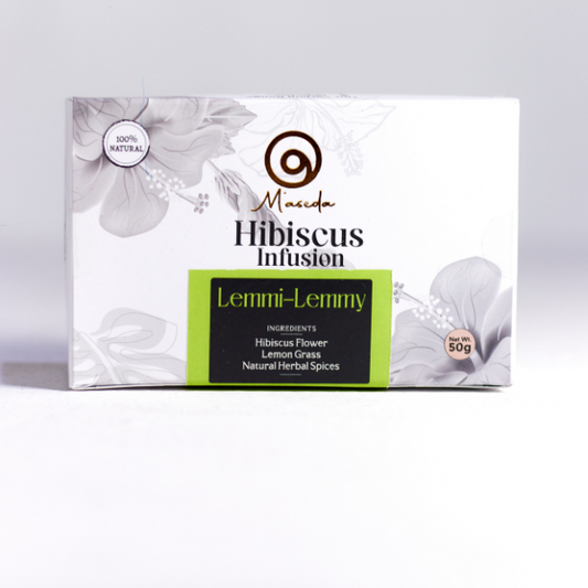 Hibiscus Infusions (Paper Pack), 24 Teabags, Maseda Teas