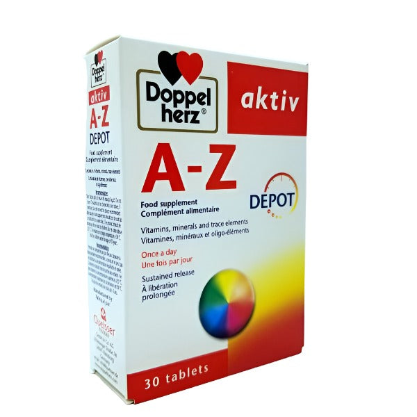 A-Z Depot Food Supplement by Doppelherz aktiv, 30 Tablets