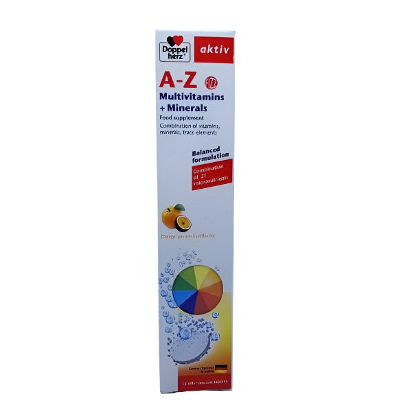 A-Z Multivitamins + Minerals Effervescent Tablets by Doppelherz Aktiv, 15 Tablets