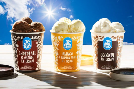 Blue Skies Coconut Ice Cream, Dairy Free, Vegan, 450ml