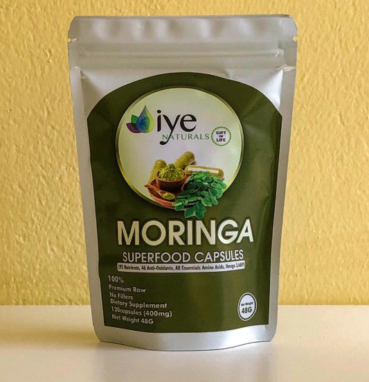 Moringa Capsules by Iye Naturals, 48g
