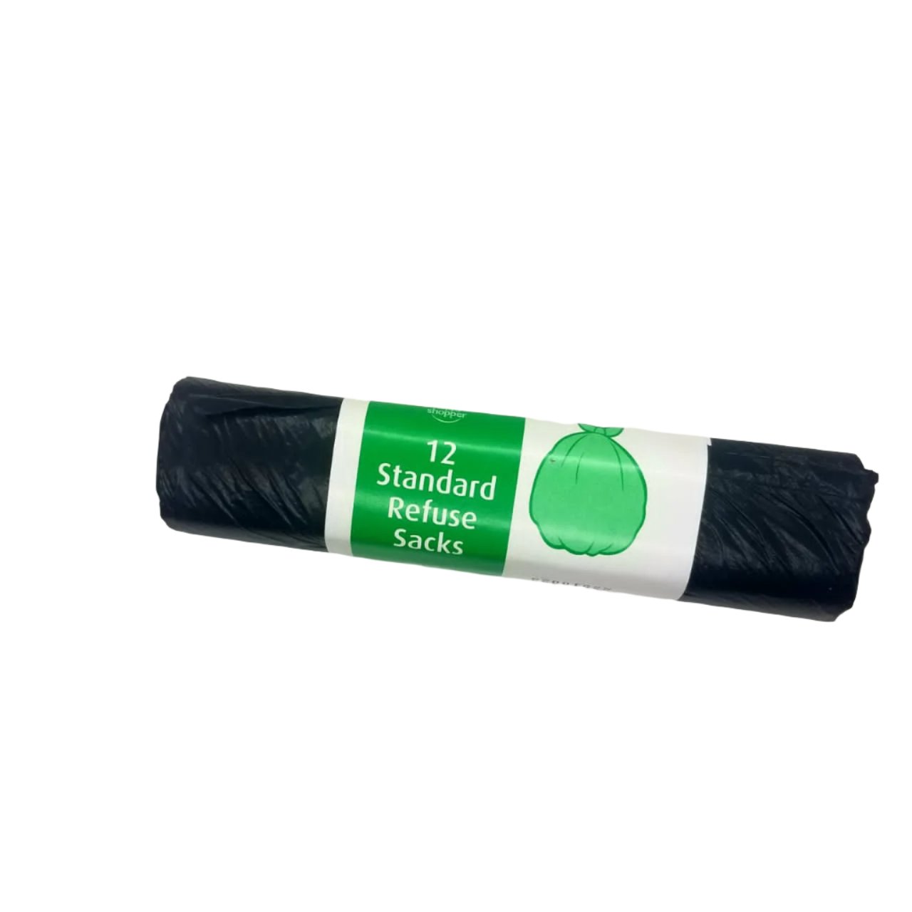 Refuse Bags, Standard, 12 Bags, Happy Shopper