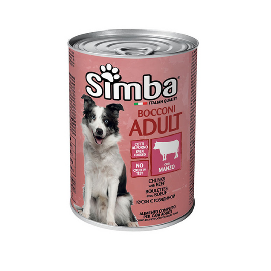 Dog Food, Adult, Chunks, Simba, 415g