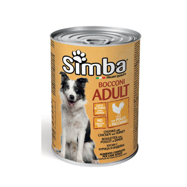 Dog Food, Adult, Chunks, Simba, 415g