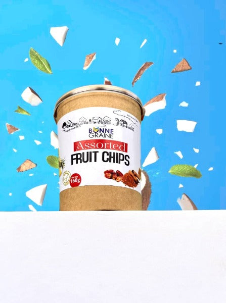 Assorted Fruit Chips, Bonne Graine, 160g