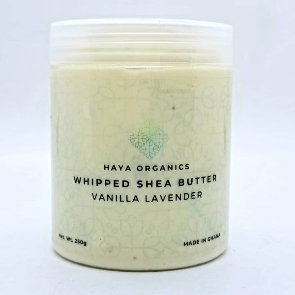 Whipped Shea Butter with Vanilla Lavender by Haya Organics, 250g