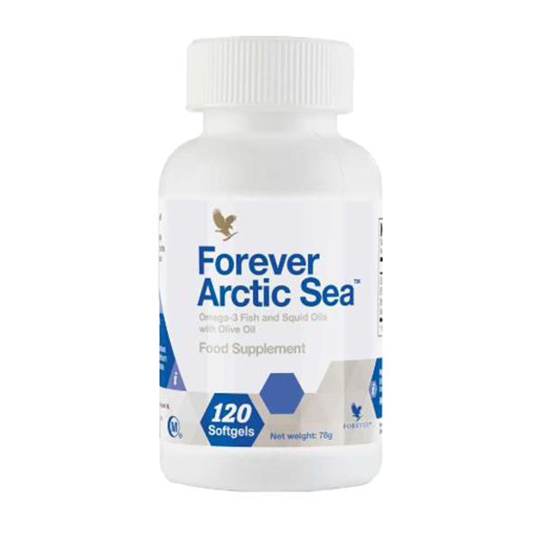 Forever Living, Forever Arctic Sea (Omega-3 Fish Oil and Squid Oils with Olive Oil), 120 soft gels