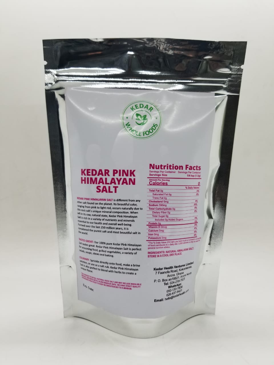 Kedar-Pink Himalayan Salt, 200g