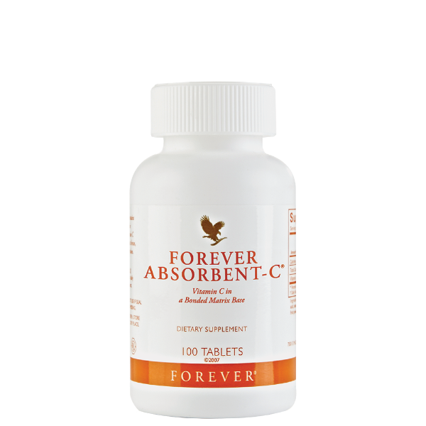 Forever Living, Forever Absorbent-C (Vitamin C in a Bonded Matrix Base), 100 Tablets