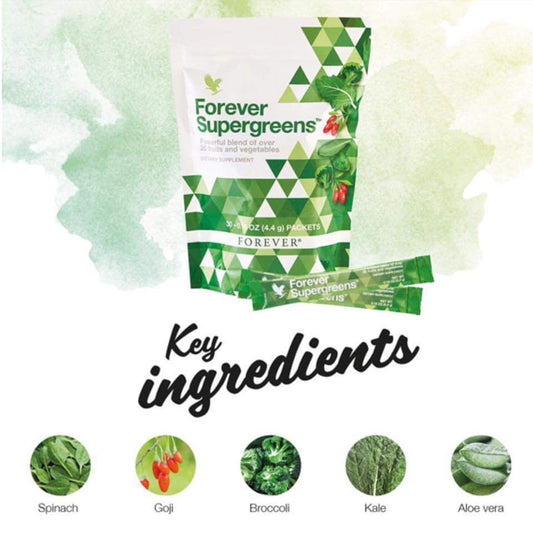 Forever Living, Forever Super Greens, 4.4g (packets)