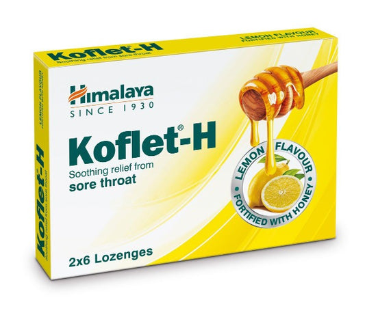 Koflet-H Lozenges, 12 Lozenges, Himalaya