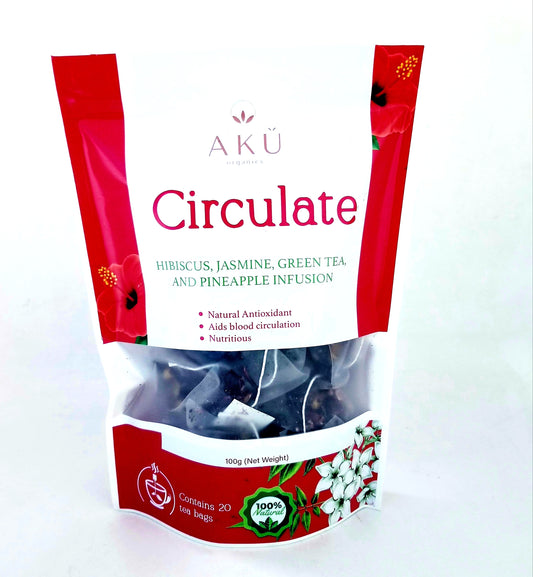 Hibiscus, Jasmine, Green Tea & Pineapple Infusion, Circulate