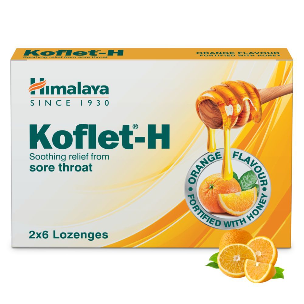 Koflet-H Lozenges, 12 Lozenges, Himalaya