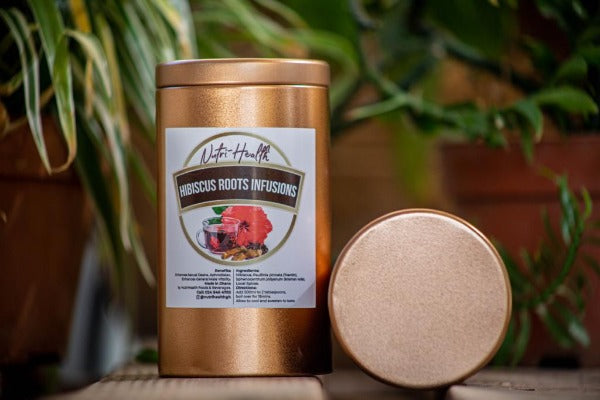 Hibiscus Roots Infusions for Men, Loose Tea, Nutri Health.