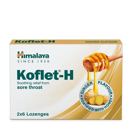 Koflet-H Lozenges, 12 Lozenges, Himalaya