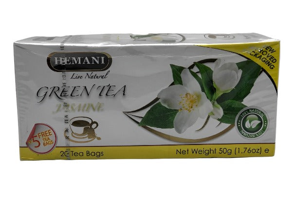 Hemani Green Tea Jasmine, (20 Teabags)