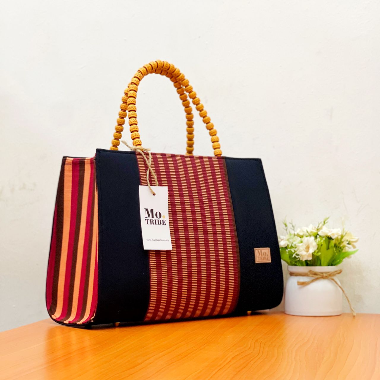 Handwoven Fugu / Batakari Bag, Verlon, Mo Tribe