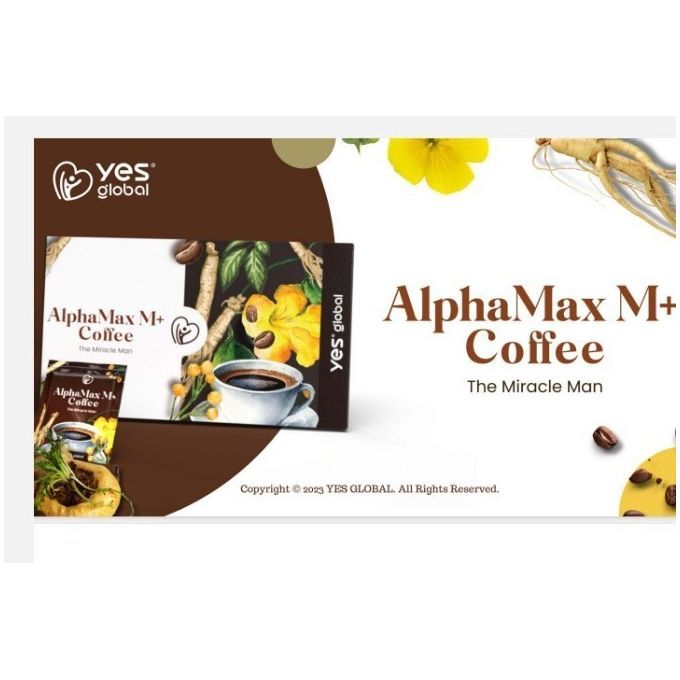 Alpha Max Man AlphaMax M+ Coffee (MEN),The Miracle Man, 70g – Kedar Health