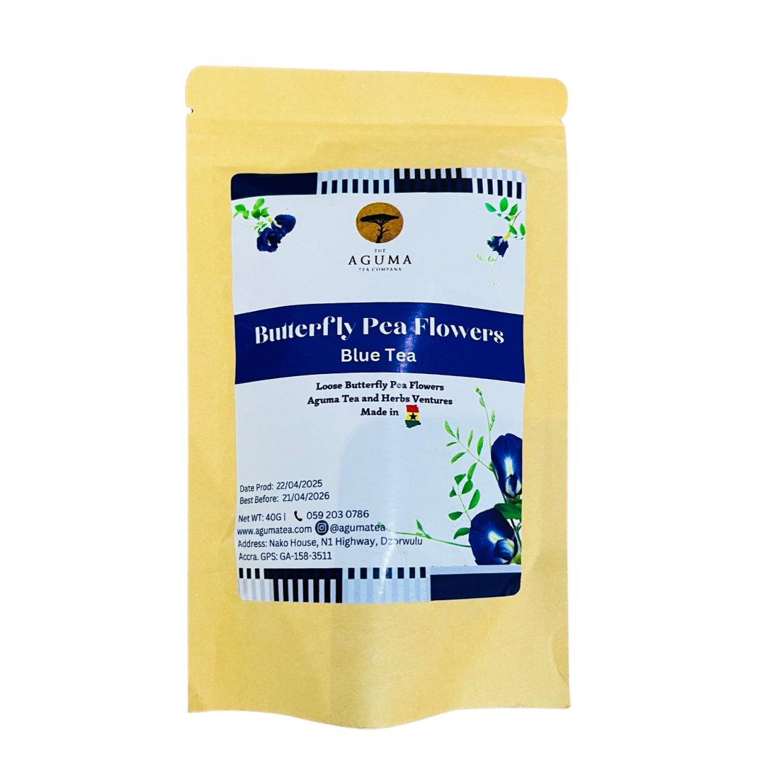 Butterfly Pea Flowers (Blue Tea) Aguma Teas, 40g