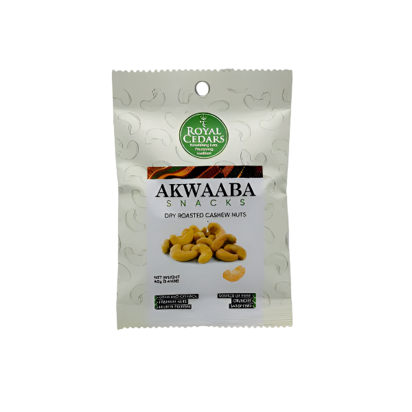 Dry Roasted Cashew Nuts (Akwaaba Snacks)