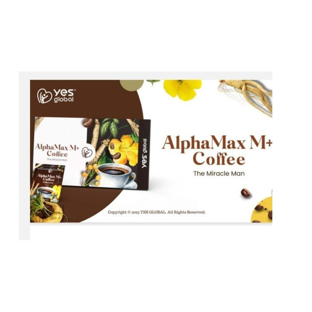 AlphaMax M+ Coffee for Men | Energy & Vitality Boost | 70g | Kedar Health