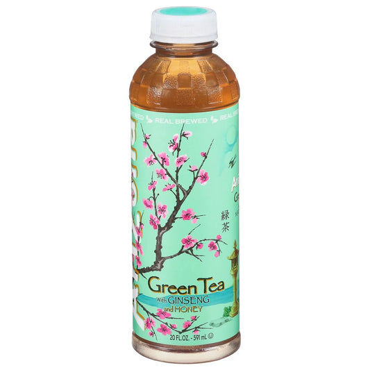 Green Tea with Ginseng and Honey (100% Natural), Arizona, 473ml.