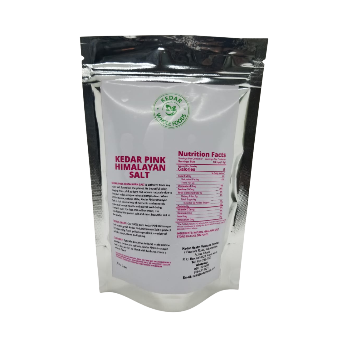 Kedar Pink Himalayan Salt | 99% Pure Mineral-Rich Crystal Salt | 250g | Kedar Health