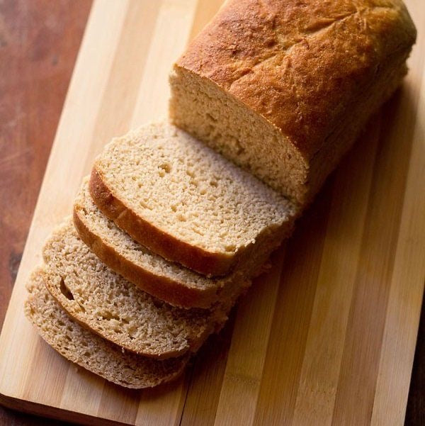 Bread, 100% Whole Wheat (Sugar Free)