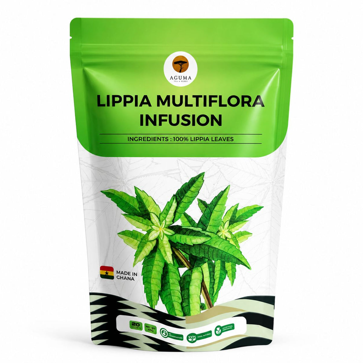 Lippia Bulukutu Stress Tea for Anxiety & Digestive Relief | Aguma | Kedar Health