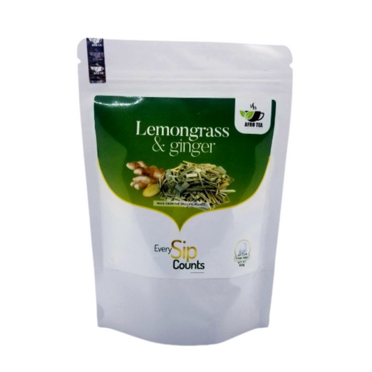 Lemongrass & Ginger Infusion, 20 Teabags, Afro Tea