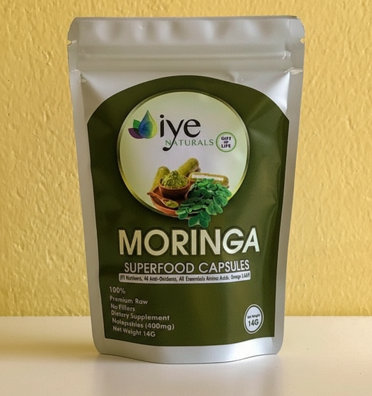 Moringa Capsules by Iye Naturals, 48g
