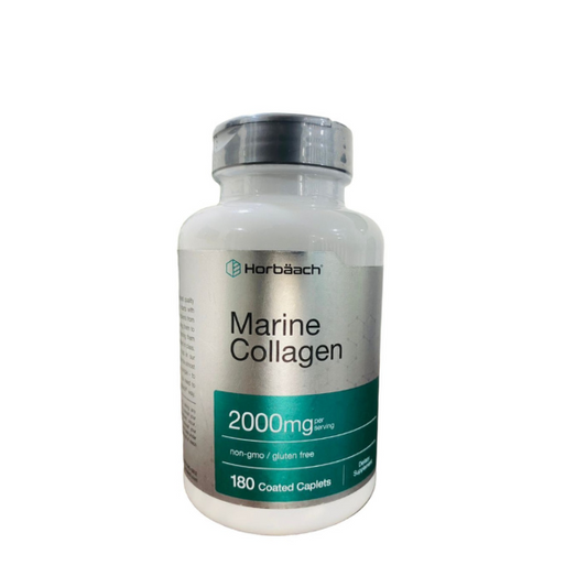 Marine Collagen Capsules, 2000mg, 180 Capsules, Horbaach.