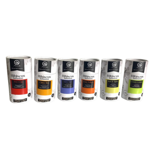 Hibiscus Infusions (Tube Pack), 24 Teabags, Maseda Teas