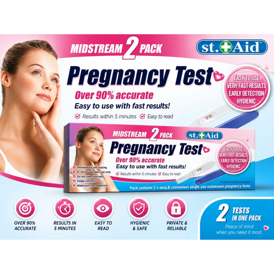 1st Aid Pregnancy Test Kit (2-Pack) | Fast & Accurate Home Test | 1st Aid |. Kedar Health