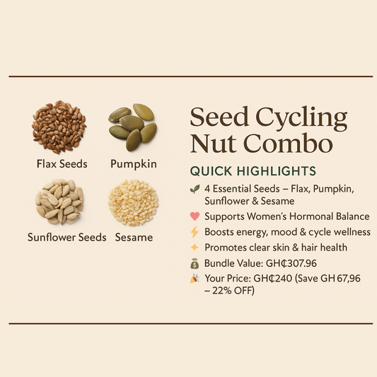 Seed Cycling Nut Combo – Natural Support for Women’s Hormonal Balance