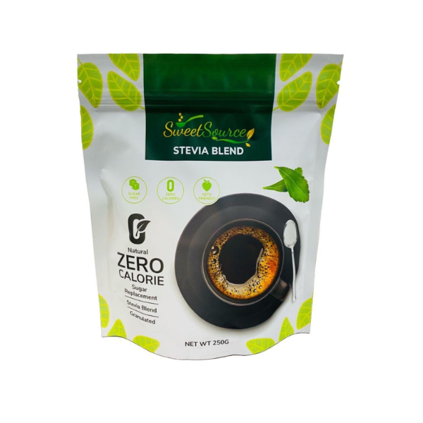 Stevia Blend (Zero Calorie) Granulated Sugar Replacement, 250g.