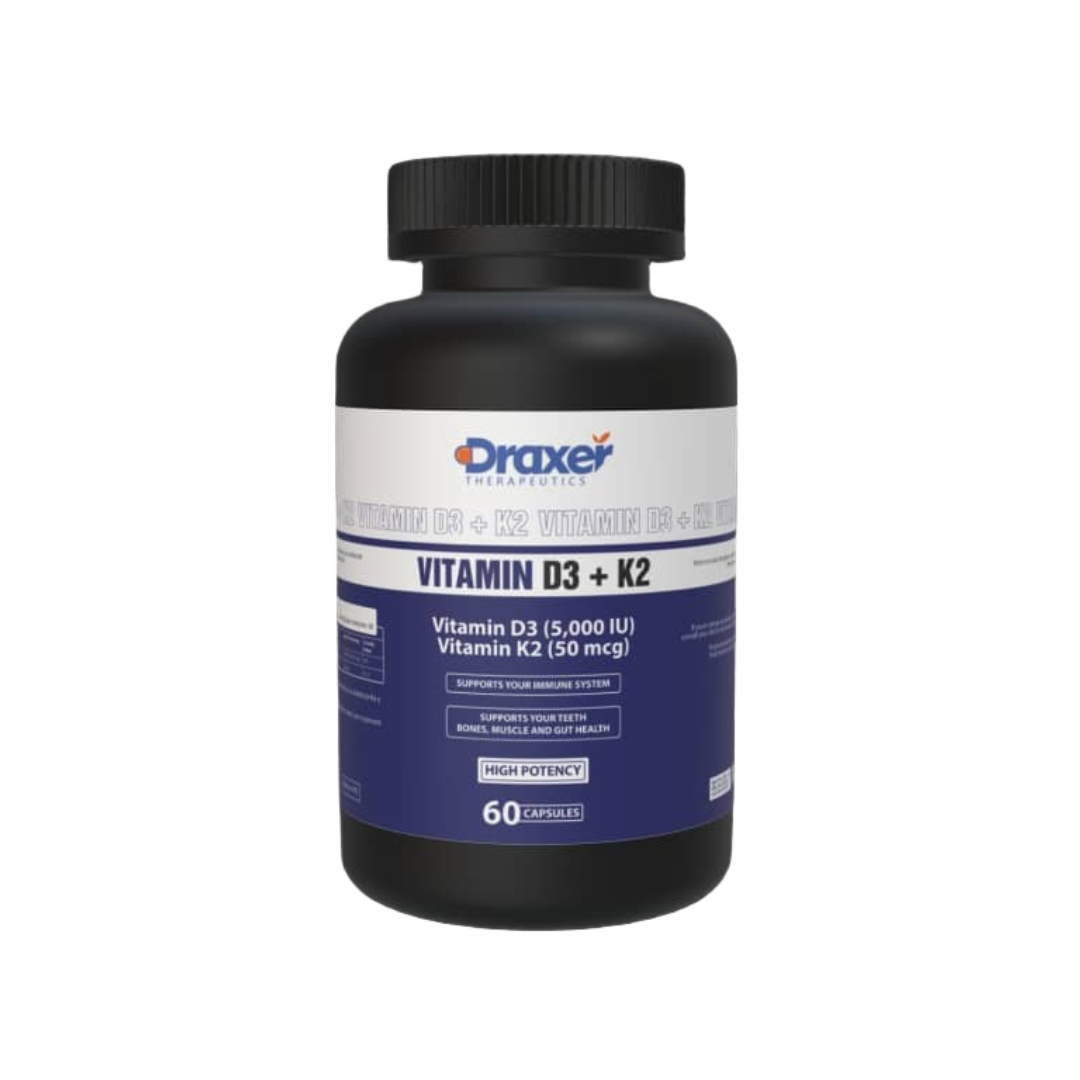 Vitamin D3 With K2 Capsules, 60 Capsules