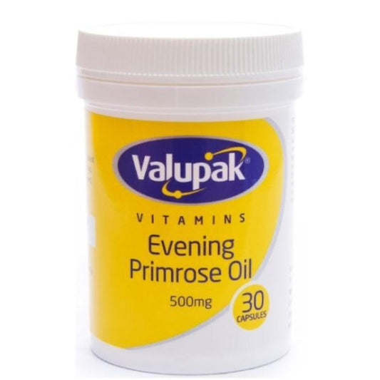 Evening Primerose Oil, 500mg, 30 capsules, Valupak