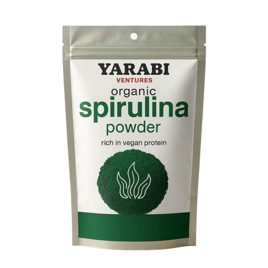 Spirulina Powder, Organic Vegan Protein, 100g - Energy, Detox & Nutrient Support