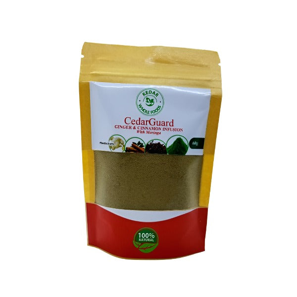 CedarGuard Ginger & Cinnamon Infusion with Moringa, 200g.