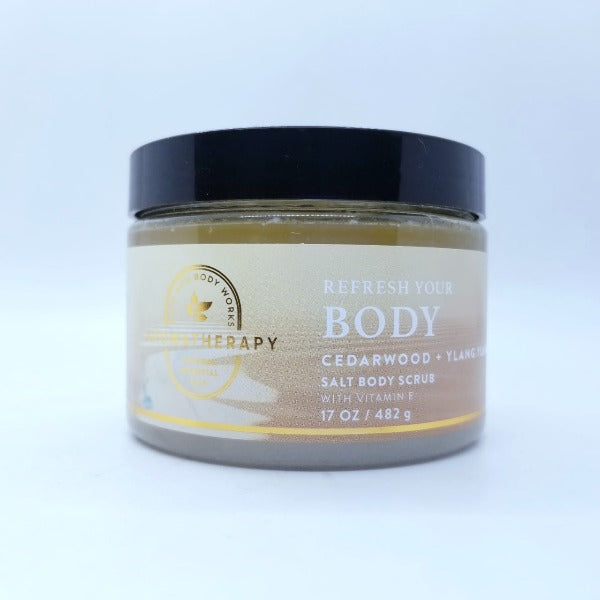 Salt Body Scrub with Natural Essential Oils, Aromatherapy, Bath & Body Works