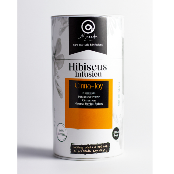 Hibiscus Infusions (Tube Pack), 24 Teabags, Maseda Teas