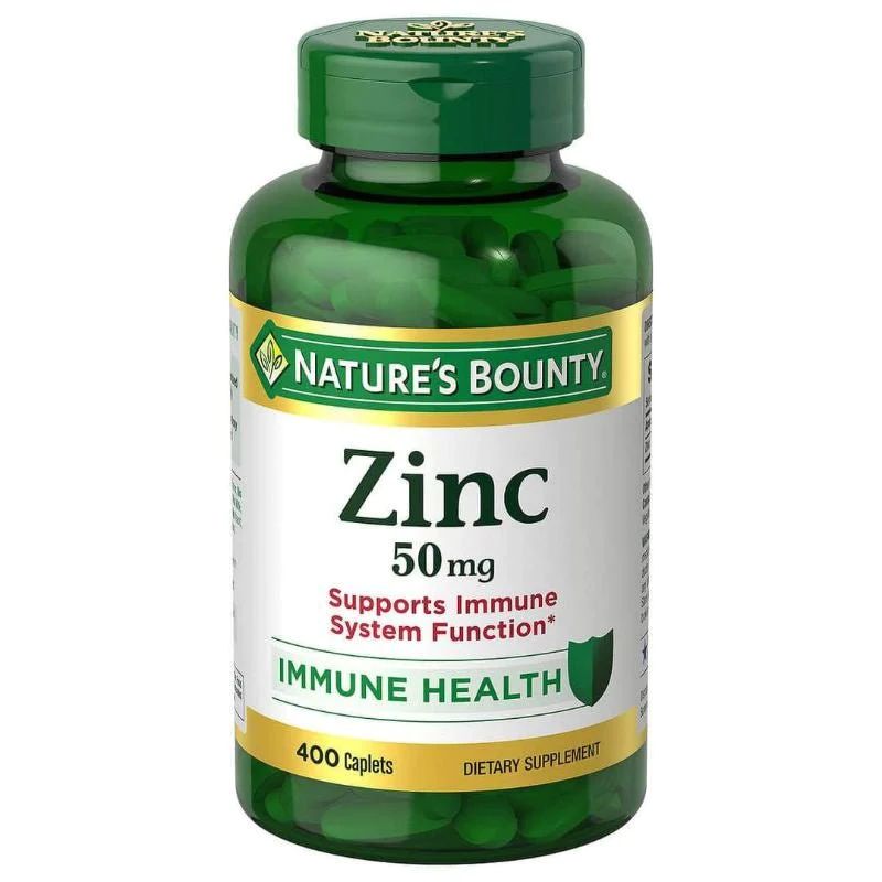 Zinc Dietary Supplement, 50mg,400 tablets, Nature's Bounty
