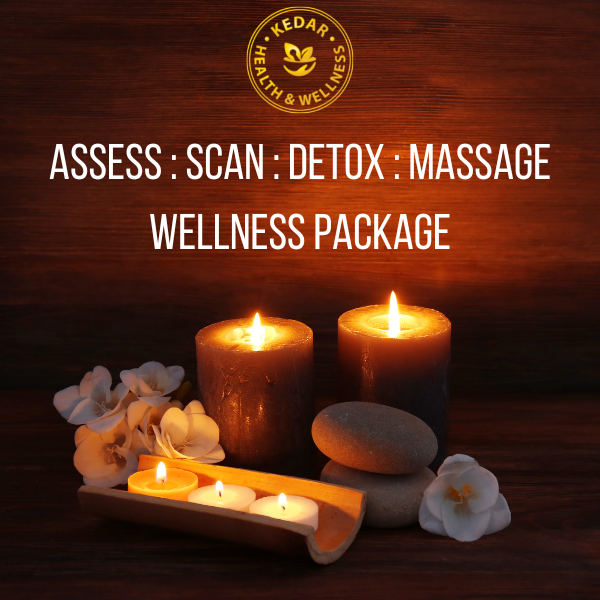 Assess, Scan, Detox and Massage Wellness Therapy Package