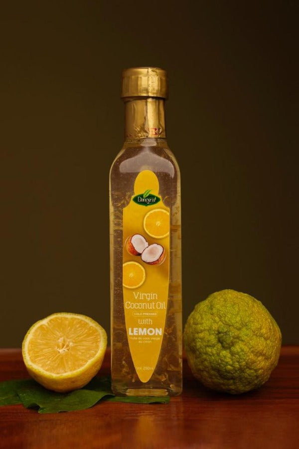 Virgin Coconut Oil, Cold Pressed with Lemon, 250ml, Dancyn's