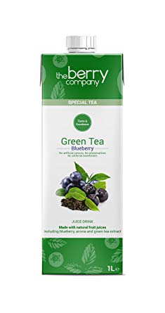Green Tea and Blueberry Juice, 1 Litre, The Berry Company