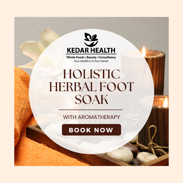 Holistic Herbal Foot Soak with Aromatherapy, 20 Minutes